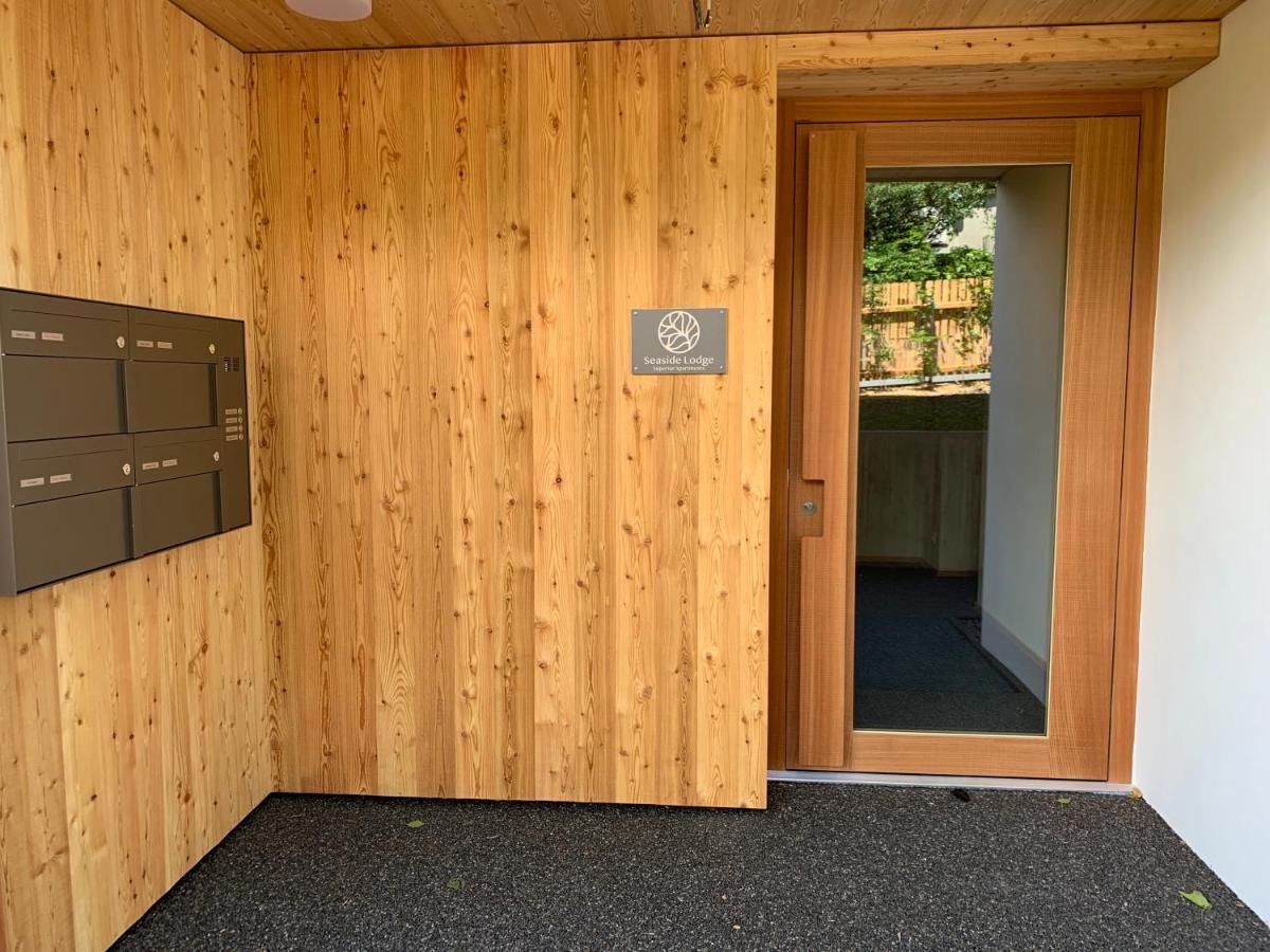 Seaside-Lodge, Top Apartment Spiez Bagian luar foto