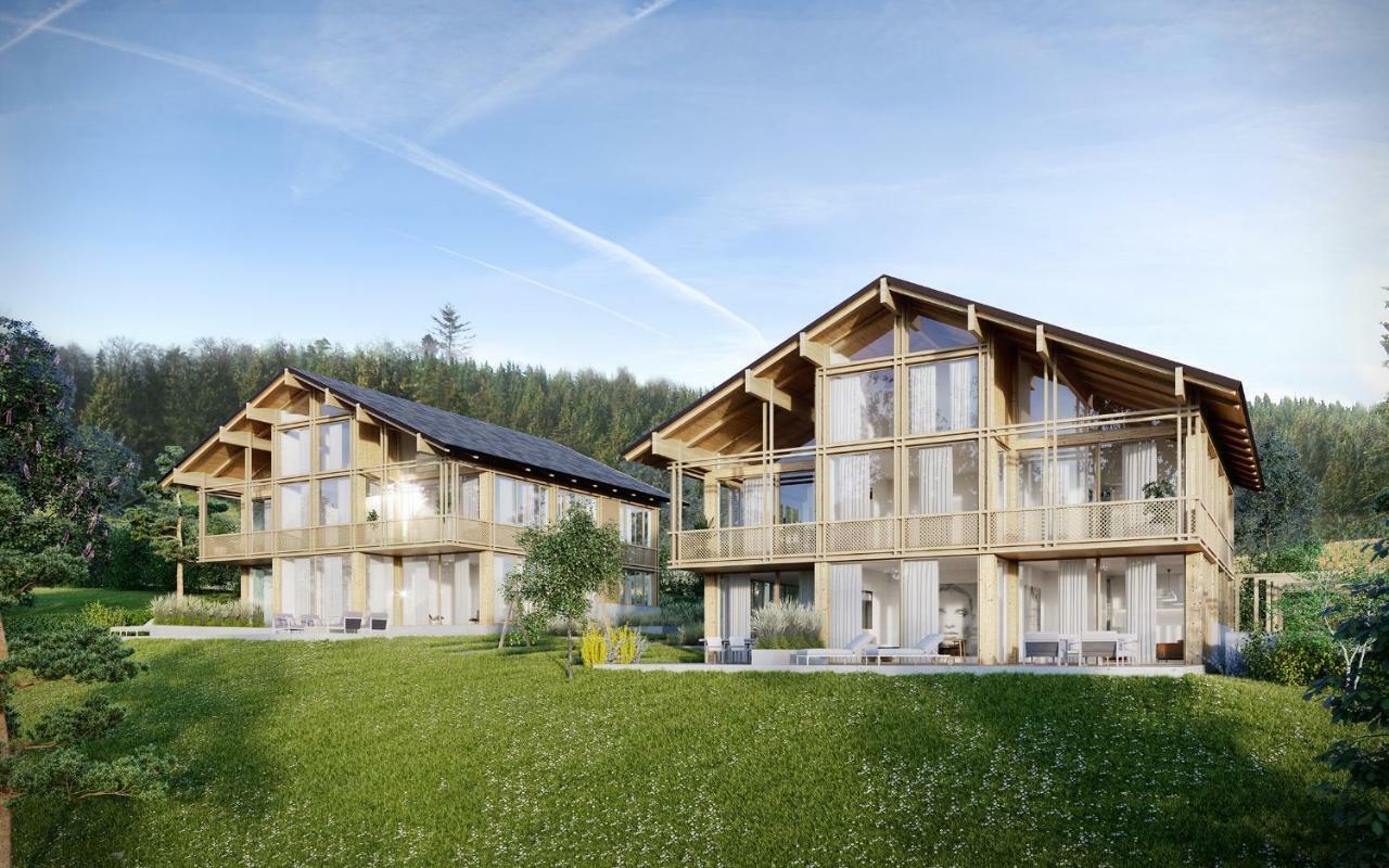 Seaside-Lodge, Top Apartment Spiez Bagian luar foto