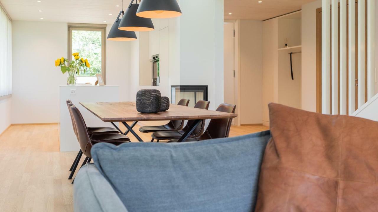 Seaside-Lodge, Top Apartment Spiez Bagian luar foto