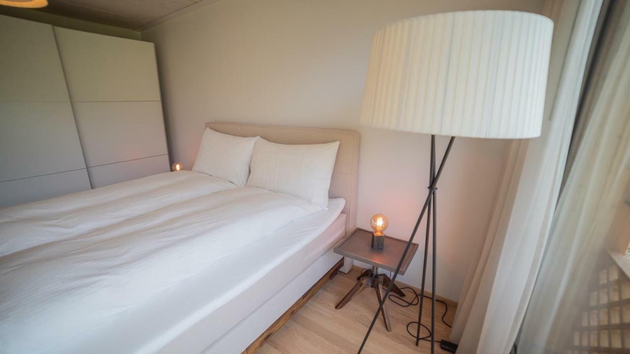 Seaside-Lodge, Top Apartment Spiez Bagian luar foto